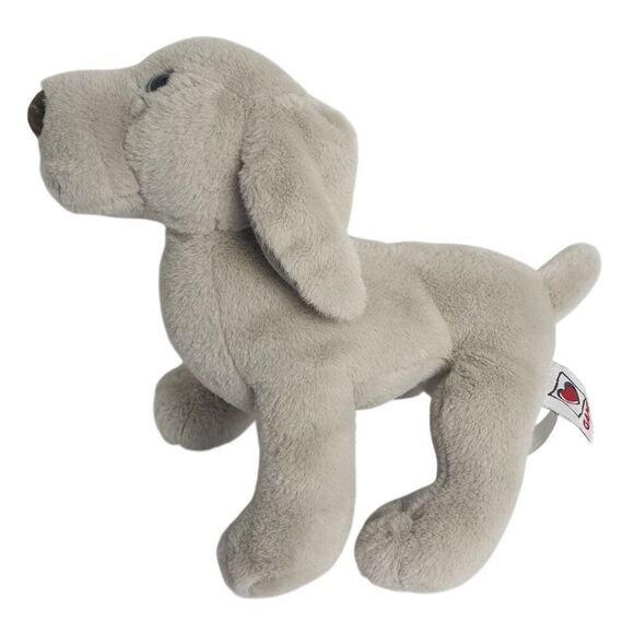 GANZ Weimaranizer Dog 10" Gray Plush  Stuffed Animal 2009 Retired Webkinz Toy - Picture 7 of 11
